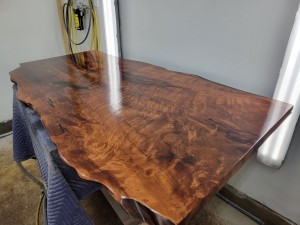 redwood live edge table       